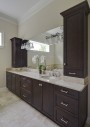 Orlando, Transitional Espresso Master Bath                            